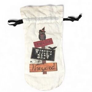 Halloween Witch”s brew wine bag bottle bag
